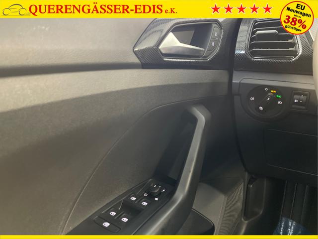 Volkswagen / T-Cross / Blau / / / 115PS DSG AHK+Navi+Kessy+Sitzheizung+App-Connect+ACC