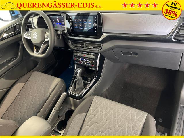 Volkswagen / T-Cross / Blau / / / 115PS DSG AHK+Navi+Kessy+Sitzheizung+App-Connect+ACC
