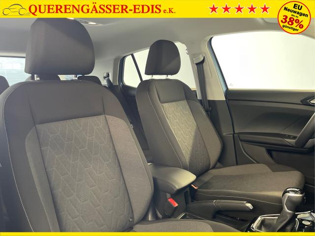 Volkswagen / T-Cross / Blau / / / 115PS DSG AHK+Navi+Kessy+Sitzheizung+App-Connect+ACC