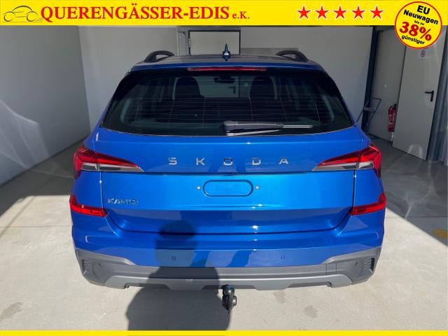 Skoda / KAMIQ / Blau / / / 115PS DSG Matrix+AHK+Kamera+PDC vor+hi+Kessy+Sitzheizung+GVL