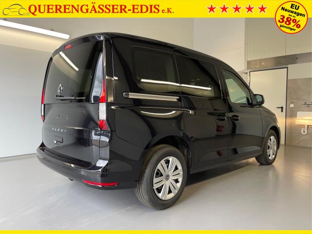Volkswagen / Caddy / Schwarz / / / 1.5 TSI GV5+AHK+Climatronic+App-Connect+Winterpaket+ACC+SideAssist