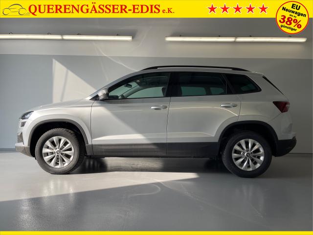 Skoda / Karoq / Silber / / / 150PS DSG AHK+Kamera+ACC+Kessy+Kamera+ParkPilot vo+hi+App