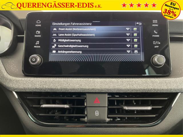 Skoda / Scala / Schwarz / / / 115PS DSG GV5+AHK+Kamera+Kessy+PDC+Sitzheiz+Alu16+Climatronic