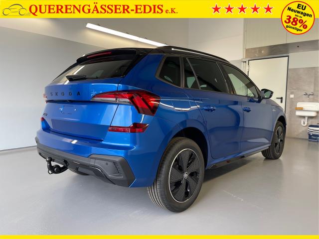 Skoda / KAMIQ / Blau / / / 115PS DSG AHK+Navi+Matrix+GV5+Pano+Kessy+Kamera+Alu17+Sitzheiz