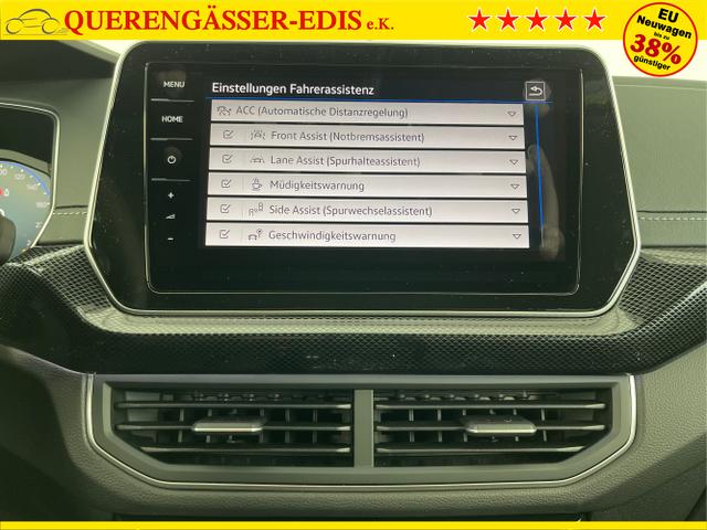 Volkswagen / T-Cross / Grau / / / 150PS DSG GV5+Navi+IQ.Light+AHK+Black+Cam+Keyless+Side+Climatronic
