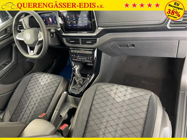 Volkswagen / T-Cross / Grau / / / 150PS DSG GV5+Navi+IQ.Light+AHK+Black+Cam+Keyless+Side+Climatronic