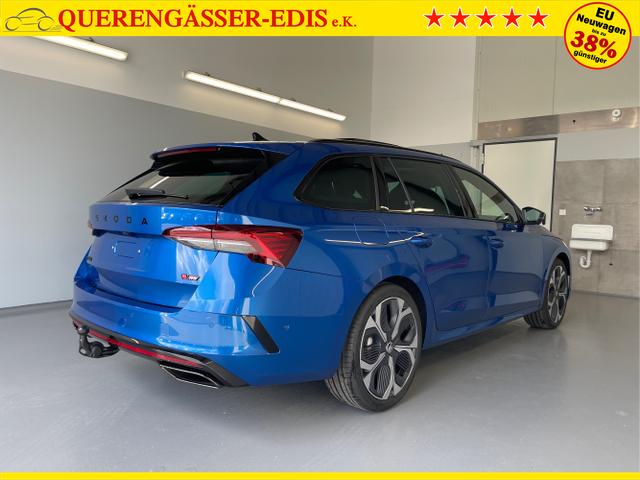 Skoda / Octavia Combi / Blau / / / 265PS DSG HUD+Pano+360&deg;+DCC+AHK+CANTON+Matrix+Alu19+eHeck+GV4