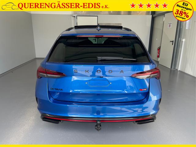 Skoda / Octavia Combi / Blau / / / 265PS DSG HUD+Pano+360&deg;+DCC+AHK+CANTON+Matrix+Alu19+eHeck+GV4