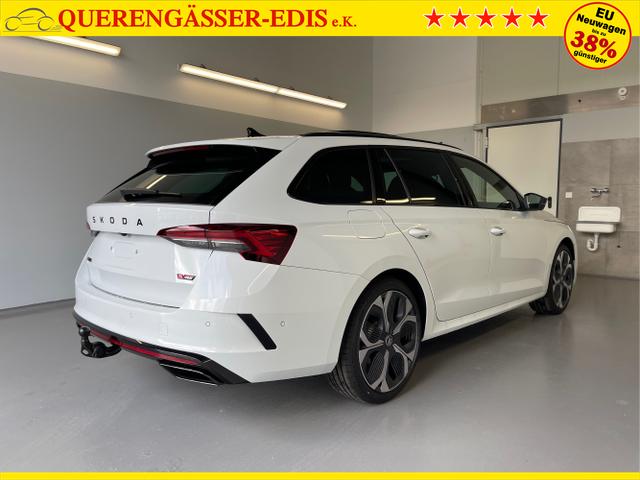 Skoda / Octavia Combi / Wei&szlig; / / / 265PS DSG HUD+Pano+360&deg;+DCC+AHK+CANTON+Matrix+Alu19+eHeck+GV4