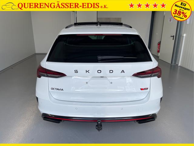 Skoda / Octavia Combi / Wei&szlig; / / / 265PS DSG HUD+Pano+360&deg;+DCC+AHK+CANTON+Matrix+Alu19+eHeck+GV4