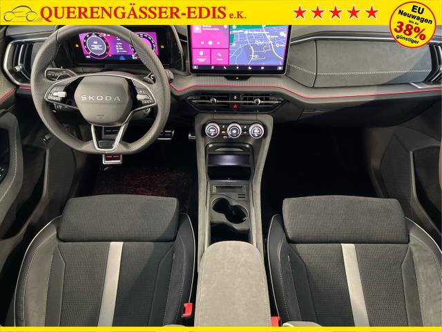 Skoda / Kodiaq / Schwarz / / / 193PS TDI 4x4 7Sitze+AHK+HUD+Pano+360&deg;+GV5+Navi+CANTON+Alu20