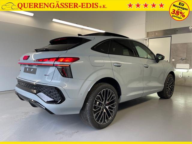 Audi / Q3 Sportback / Grau / / / TFSI 265 PS quattro S line Pano+TechPro+Matrix+AHK+HUD+Alu20+KlimaPlus+DCC+SONOS