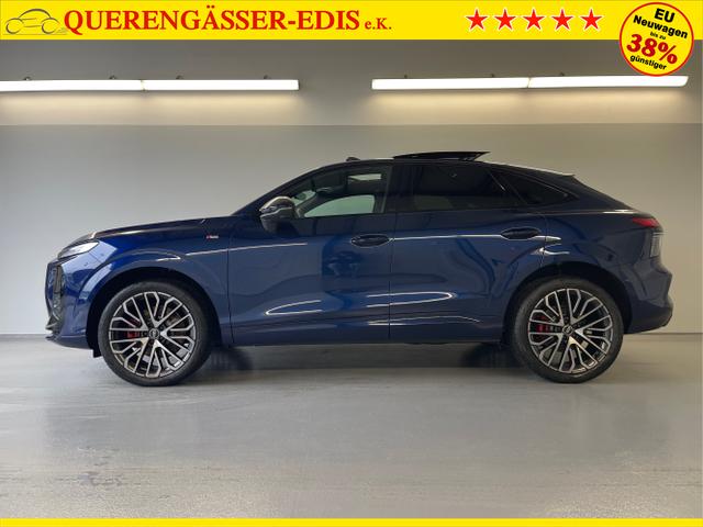 Audi / Q3 Sportback / Blau / / / TFSI 265 PS quattro S line Pano+TechPro+Matrix+AHK+HUD+Alu20+KlimaPlus+DCC+SONOS