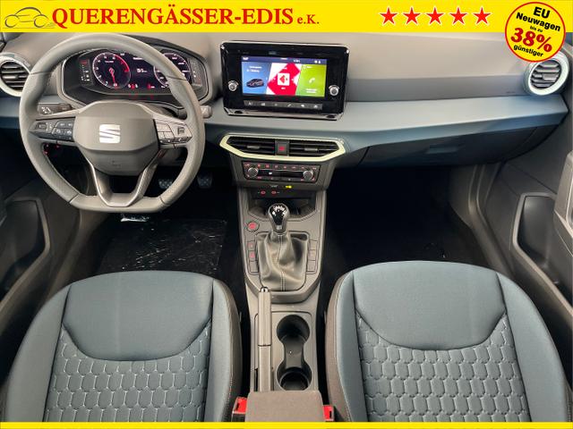 Seat Ibiza Style 80PS Voll-LED+Kessy+PDC+Alarm+Sitzheizung+Kamera+App-Connect 