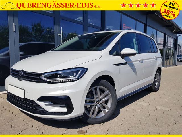Volkswagen / Touran / Weiß / / / Touran Comfort Plus R-Line 1,5TSI DSG 110KW 7 Sitze, AHK, IQ-LED, Easy Open