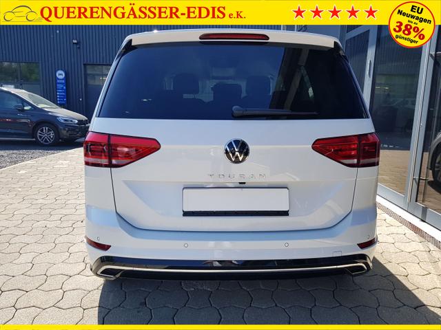 Volkswagen / Touran / Weiß / / / Touran Comfort Plus R-Line 1,5TSI DSG 110KW 7 Sitze, AHK, IQ-LED, Easy Open