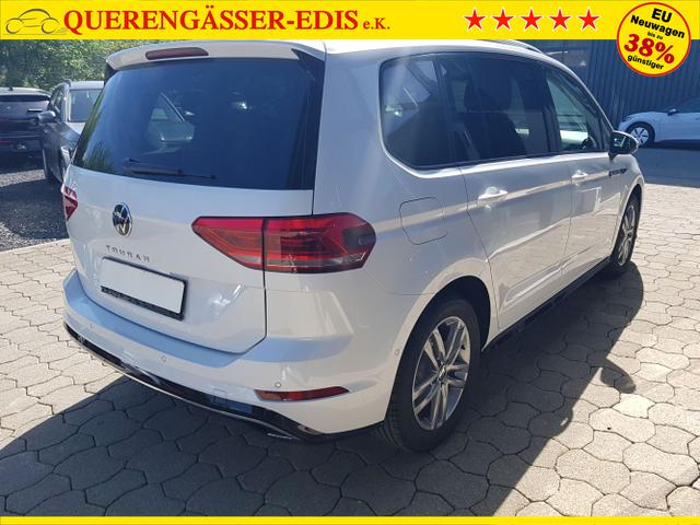Volkswagen / Touran / Weiß / / / Touran Comfort Plus R-Line 1,5TSI DSG 110KW 7 Sitze, AHK, IQ-LED, Easy Open