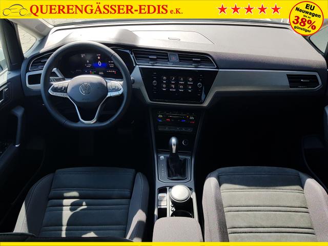 Volkswagen / Touran / Weiß / / / Touran Comfort Plus R-Line 1,5TSI DSG 110KW 7 Sitze, AHK, IQ-LED, Easy Open