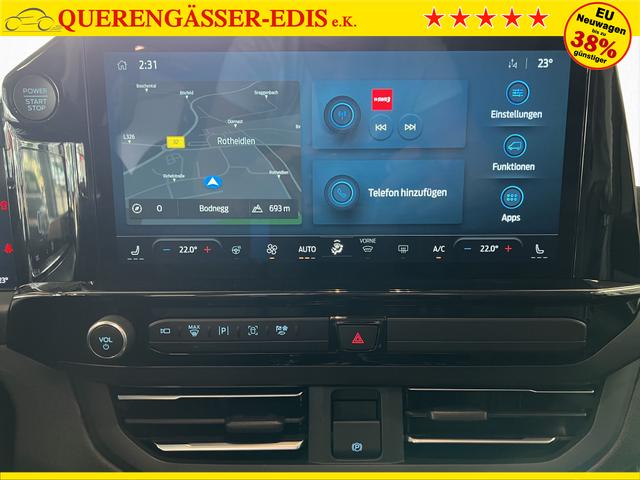 Ford Tourneo Custom Titanium X L2H1 320 Schalter 2,0Ecoblue 110KW/150PS AHK, Navi, 360°, 5 Jahre Garantie, Sitzheizung 