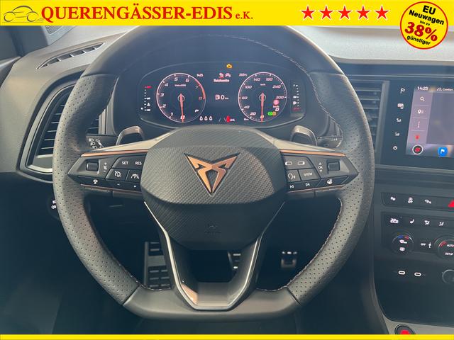 Cupra Ateca 2,0TSI DSG 4Drive 140KW/190PS AHK, 19 Black matt, Soundsystem, 360°, VirtualPedal, 5 Jahre Garantie 