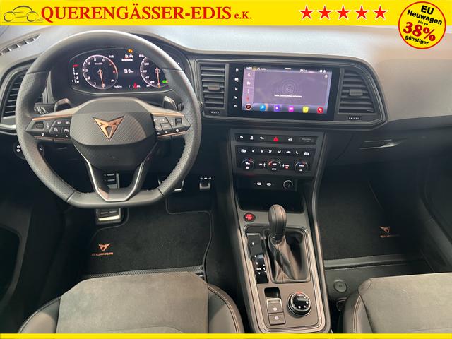 Cupra Ateca 2,0TSI DSG 4Drive 140KW/190PS AHK, 19 Black matt, Soundsystem, 360°, VirtualPedal, 5 Jahre Garantie 