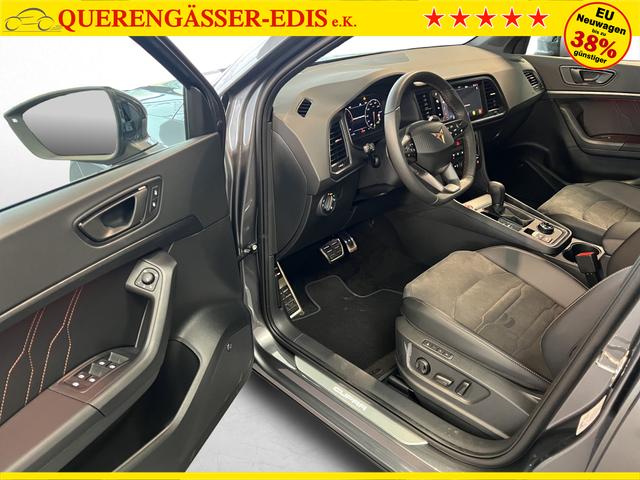 Cupra Ateca 2,0TSI DSG 4Drive 140KW/190PS AHK, Panoramadach, 19 Black matt, Soundsystem, 360°, VirtualPedal, 5 Jahre Garantie 