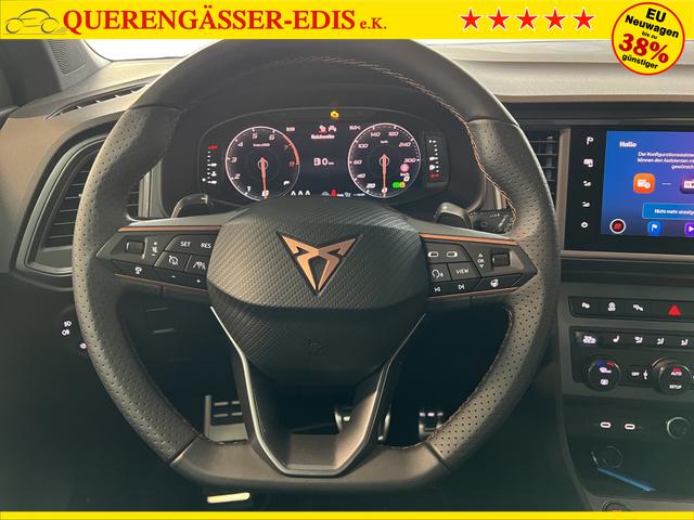 Cupra Ateca 2,0TSI DSG 4Drive 140KW/190PS AHK, 19 Black matt, Soundsystem, 360°, VirtualPedal, 5 Jahre Garantie 