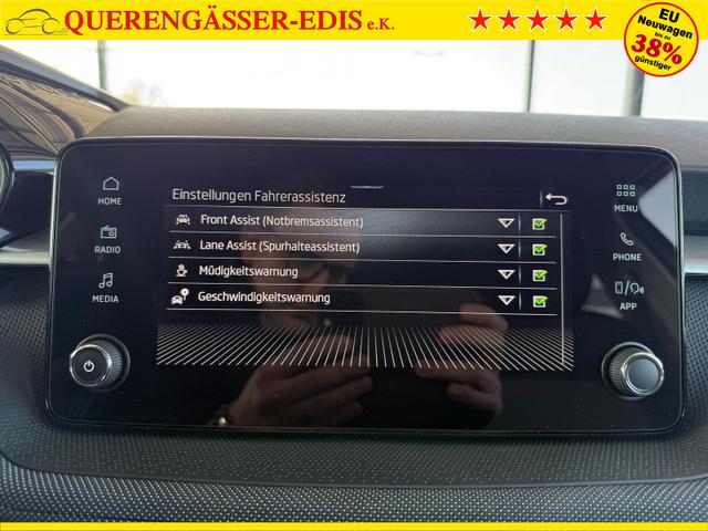 Skoda Fabia Selection 1.0 TSI DSG 85 kW / PDC H mit Kamera Front Assist 15 Zoll LM Felgen 