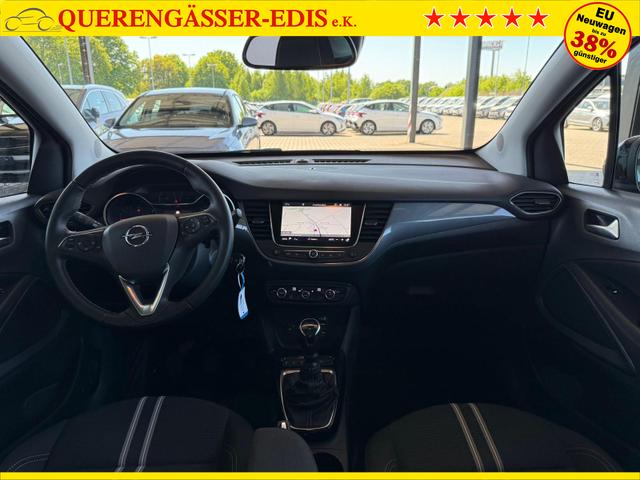 Opel Crossland 1.2 Turbo 110PS 6MT Elegance / Navi Panoramadach Klimaautom./ PDC v+h LED ALU16 