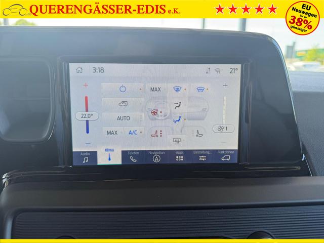 Ford Tourneo Courier 1.0 Ecoboost 125 PS Titanium Automatik / 5-Jahre Garantie Navi Sitz & Lenkr.Heiz ACC PDC V.&H. Kamera ALU16 