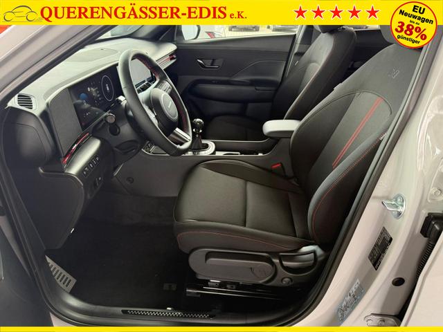 Hyundai KONA N-Line 1.6 T-GDI 6MT / Navi PDC V. & Hi. m. Kamera LED Alu18 Sitz Lenkr.Heiz. 
