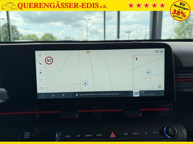 Hyundai KONA N-Line 1.6 T-GDI 6MT / Navi PDC V. & Hi. m. Kamera LED Alu18 Sitz Lenkr.Heiz. 