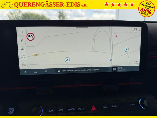 Hyundai KONA 1.6T-GDI 137 PS Prime N-Line DCT / NAVI 4x SHZ PDC vo. + hi. Kamera LED KEYLESS LM-Felgen 18 Zoll 