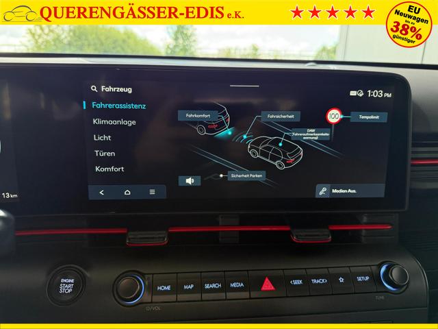 Hyundai KONA 1.6T-GDI 137 PS Prime N-Line DCT / NAVI 4x SHZ PDC vo. + hi. Kamera LED KEYLESS LM-Felgen 18 Zoll 