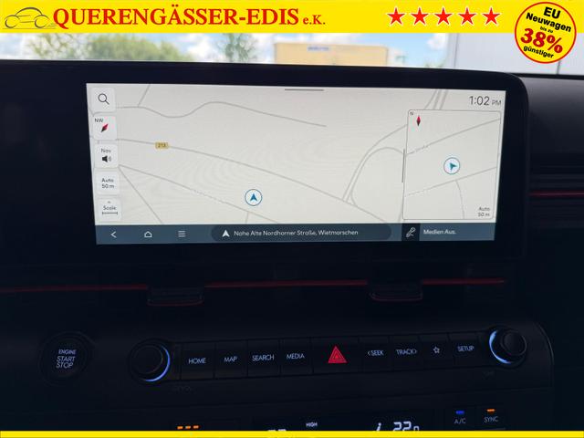 Hyundai KONA 1.6T-GDI 137 PS Prime N-Line DCT / NAVI 4x SHZ PDC vo. + hi. Kamera LED KEYLESS LM-Felgen 18 Zoll 