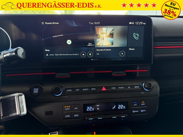 Hyundai KONA 1.6T-GDI 137 PS Prime N-Line DCT / NAVI 4x SHZ PDC vo. + hi. Kamera LED KEYLESS LM-Felgen 18 Zoll 