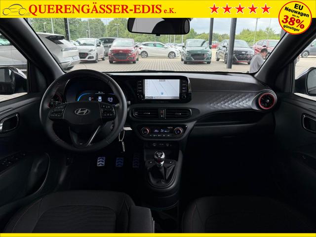 Hyundai i10 1.0 T-GDI 90 PS 5MT N Line 5 Sitzer / Navi Sitz + Lenkradheizung Klimaautomatik Einparkhilfe H Kamera 