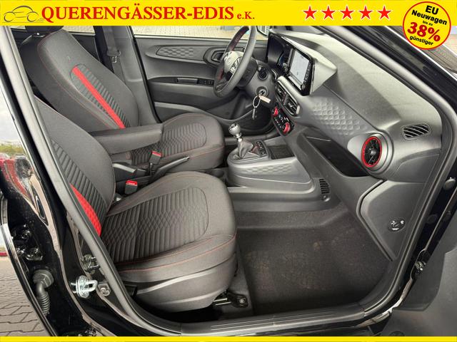 Hyundai i10 1.0 T-GDI 90 PS 5MT N Line 5 Sitzer / Navi Sitz + Lenkradheizung Klimaautomatik Einparkhilfe H Kamera 