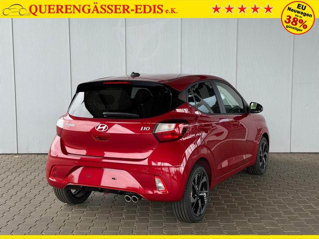 Hyundai i10 1.0 T-GDI 90 PS 5MT N Line 5 Sitzer / Navi Sitz + Lenkradheizung Klimaautomatik Einparkhilfe H Kamera 
