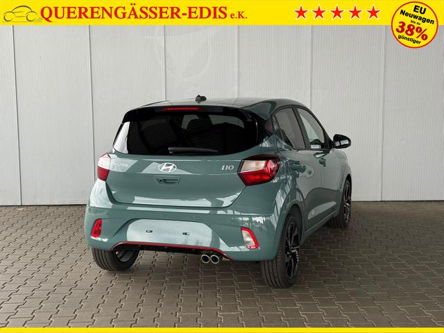 Hyundai i10 1.0 T-GDI 90 PS 5MT N Line 5 Sitzer / Navi Sitz + Lenkradheizung Klimaautomatik Einparkhilfe H Kamera 