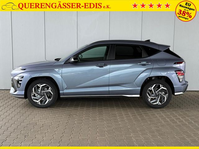 Hyundai KONA N-Line 1.6 T-GDI 6MT / Navi PDC V. & Hi. m. Kamera LED Alu18 Sitz Lenkr.Heiz. 