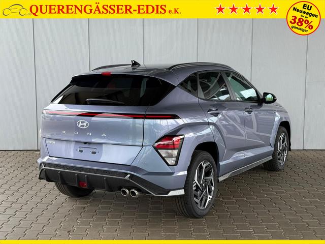 Hyundai KONA N-Line 1.6 T-GDI 6MT / Navi PDC V. & Hi. m. Kamera LED Alu18 Sitz Lenkr.Heiz. 