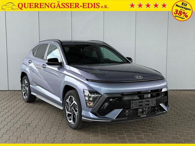 Hyundai KONA N-Line 1.6 T-GDI 6MT / Navi PDC V. & Hi. m. Kamera LED Alu18 Sitz Lenkr.Heiz. 