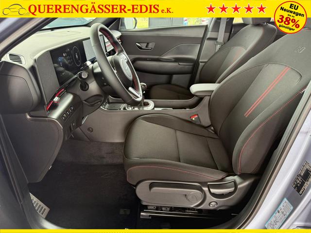 Hyundai KONA N-Line 1.6 T-GDI 6MT / Navi PDC V. & Hi. m. Kamera LED Alu18 Sitz Lenkr.Heiz. 