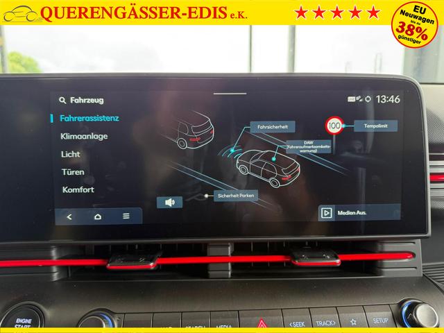 Hyundai KONA N-Line 1.6 T-GDI 6MT / Navi PDC V. & Hi. m. Kamera LED Alu18 Sitz Lenkr.Heiz. 