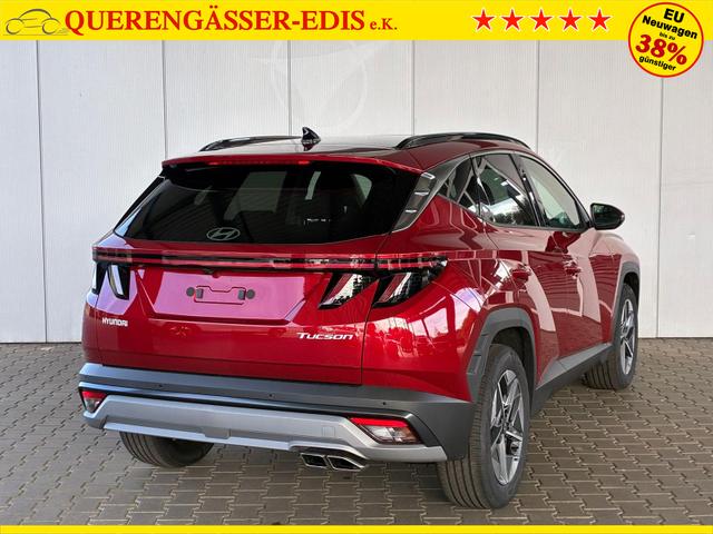 Hyundai TUCSON E-Motion 1.6 T-GDI 2WD 48V DCT / Panoramadach ACC Sitz + Lenkradheizung LED Navi PDC V&H Kamera Alu 18" 
