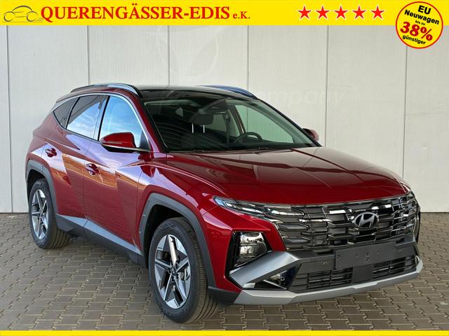 Hyundai TUCSON E-Motion 1.6 T-GDI 2WD 48V DCT / Panoramadach ACC Sitz + Lenkradheizung LED Navi PDC V&H Kamera Alu 18" 
