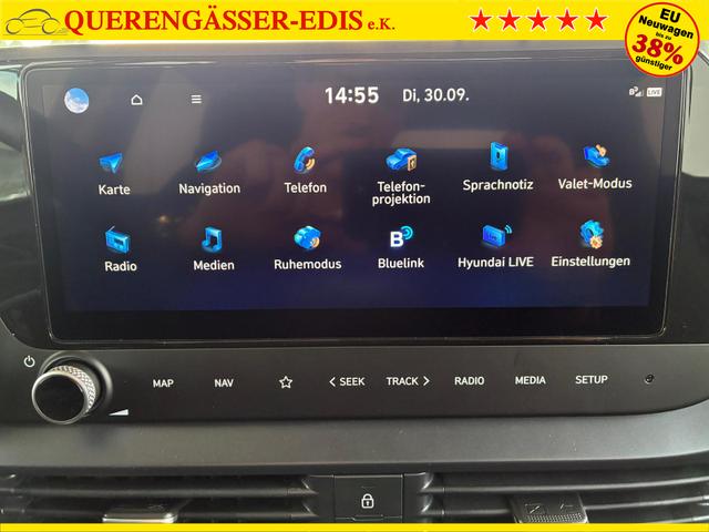 Hyundai BAYON Wave 1.2 MPI / Sitz & Lenkradheizung Navi Rückfahrkamera Tempomat Alu 16" 