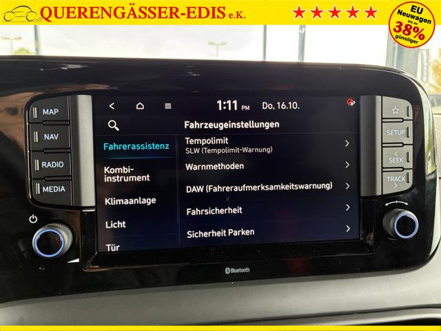 Hyundai i10 N-Line 1.0 T-GDI 5MT 90 PS / Sitz & Lenkr.Heiz./ Klimaautom./ Carplay PDC m.Kamera ALU16 