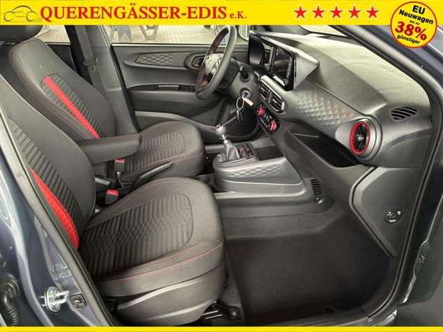 Hyundai i10 N-Line 1.0 T-GDI MT / Sitz + Lenkradheizung Klimaautom./ Carplay PDC Kamera Alu 16" 